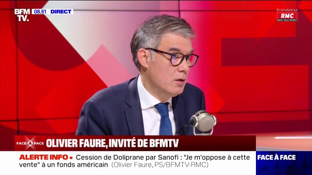 Nouvelle loi immigration: Quand Marine Le Pen tousse, tout le gouvernement s'enrhume , réagit Olivier Faure (PS)