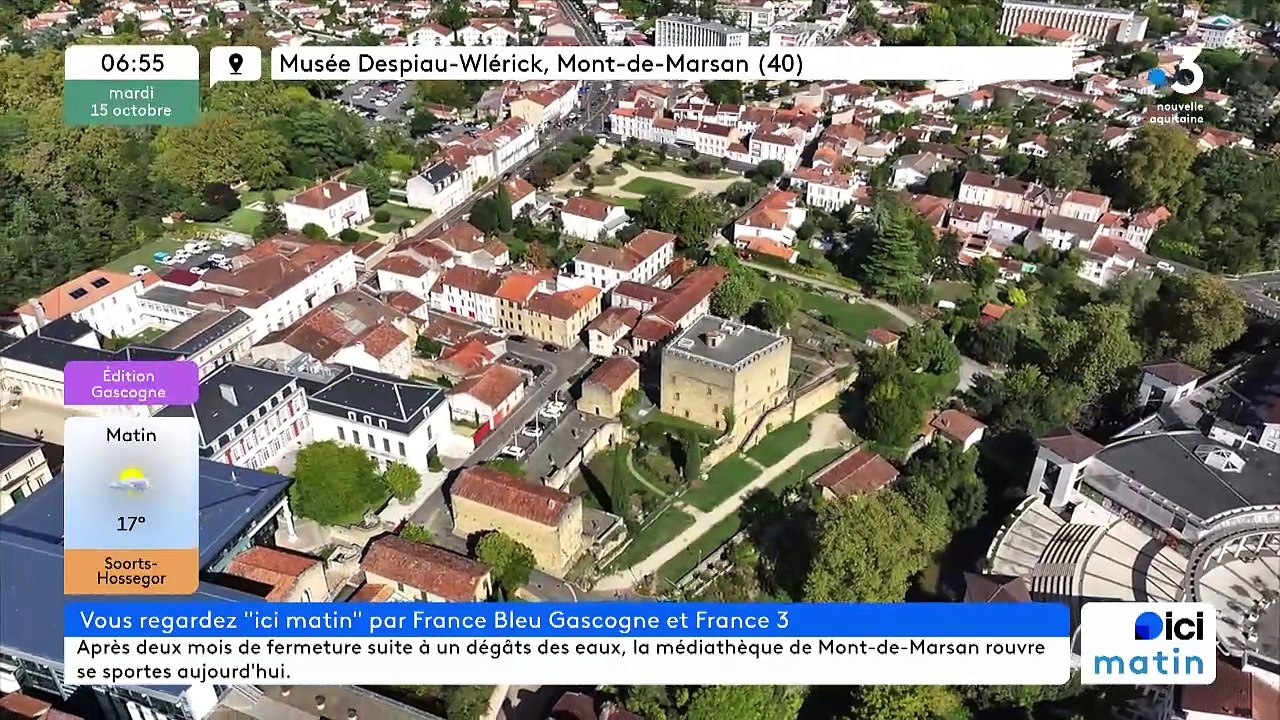 15/10/2024 - ICI Matin France Bleu Gascogne en vidéo