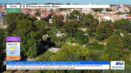 15/10/2024 - ICI Matin France Bleu Hérault en vidéo