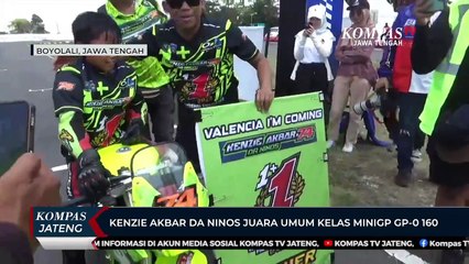 Kenzie Akbar Da Ninos  Juara Umum Kelas MiniGP Gp-0 160