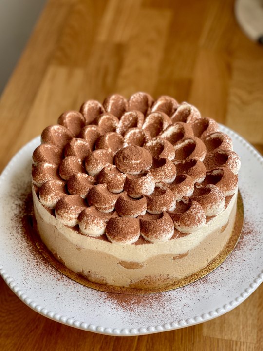 Cheesecake Tiramisu Sans Cuisson  | Recette Facile, Rapide et Gourmande de Cheesecake au Mascarpone