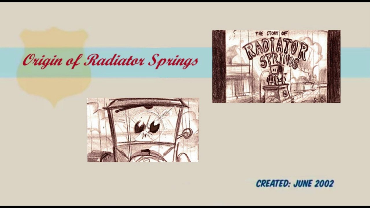 Cars deleted scene - Origin of Radiator Springs