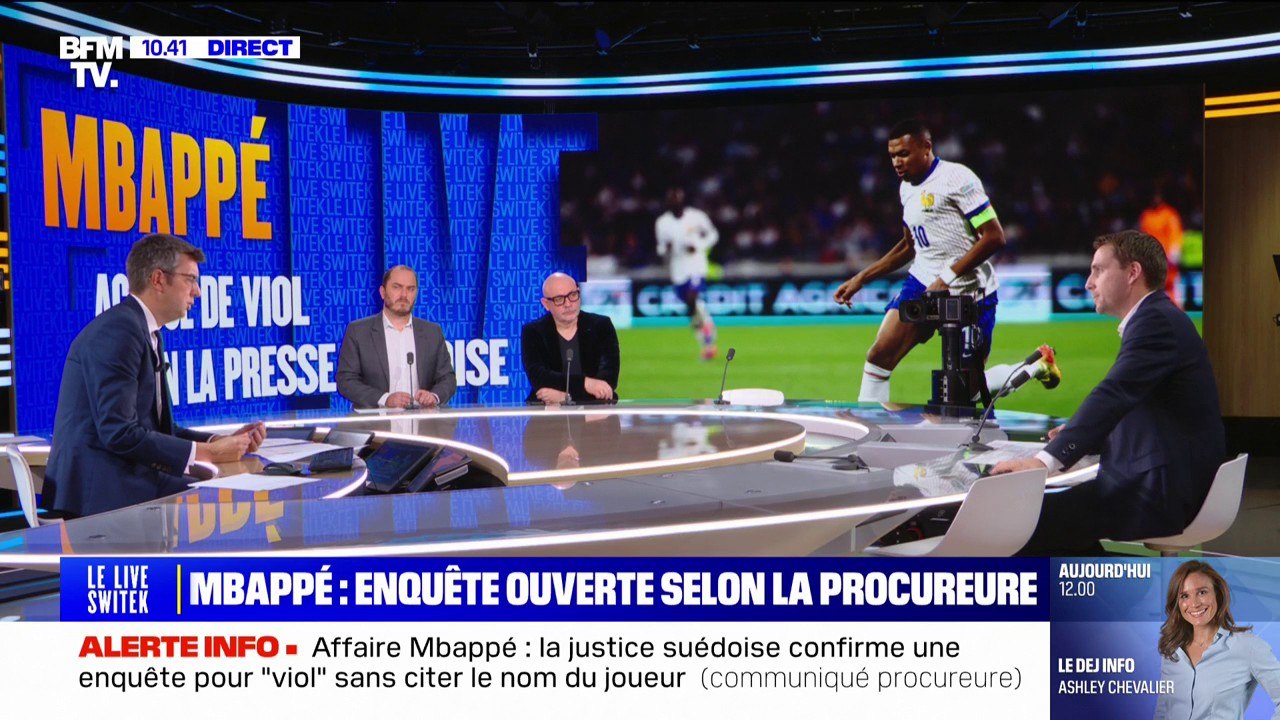 La justice suédoise confirme une enquête pour "viol" sans citer le nom de Kylian Mbappé