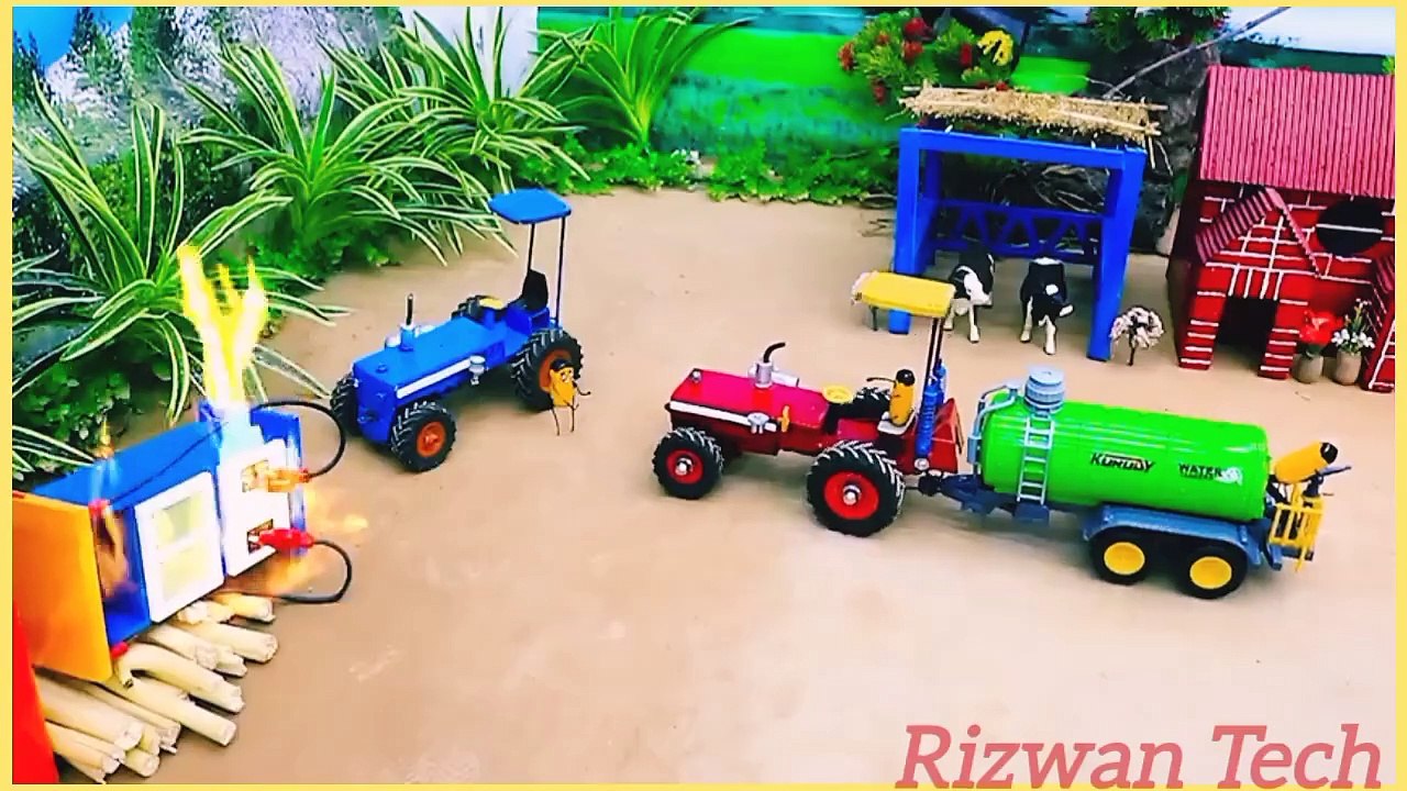 Diy tractor making bulldozer repair train railway #make roads to help farmers # Diy concrete mi...Diy tractor making bulldozer repair train railway #make roads to help farmers # Diy concrete mi...
