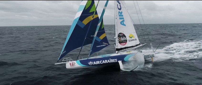 Sébastien Simon. Groupe Dubreuil 2024 - M-1 avant le grand départ du Vendée Globe 2024