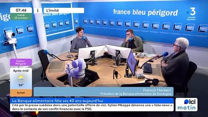 Françis Herbert - président de la banque alimentaire de Dordogne