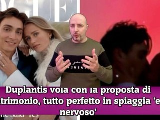 Duplantis vola con la proposta di matrimonio, tutto perfetto in spiaggia 'ero nervoso'