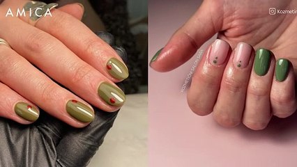 Un Martini con oliva: ordinate la manicure perfetta per l’autunno