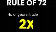 _DOUBLE_ Your Investment with Rule of 72 #shorts