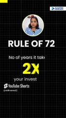 _DOUBLE_ Your Investment with Rule of 72 #shorts