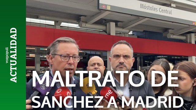 Serrano: No vamos a permitir el maltrato del Gobierno de Sánchez a los madrileños