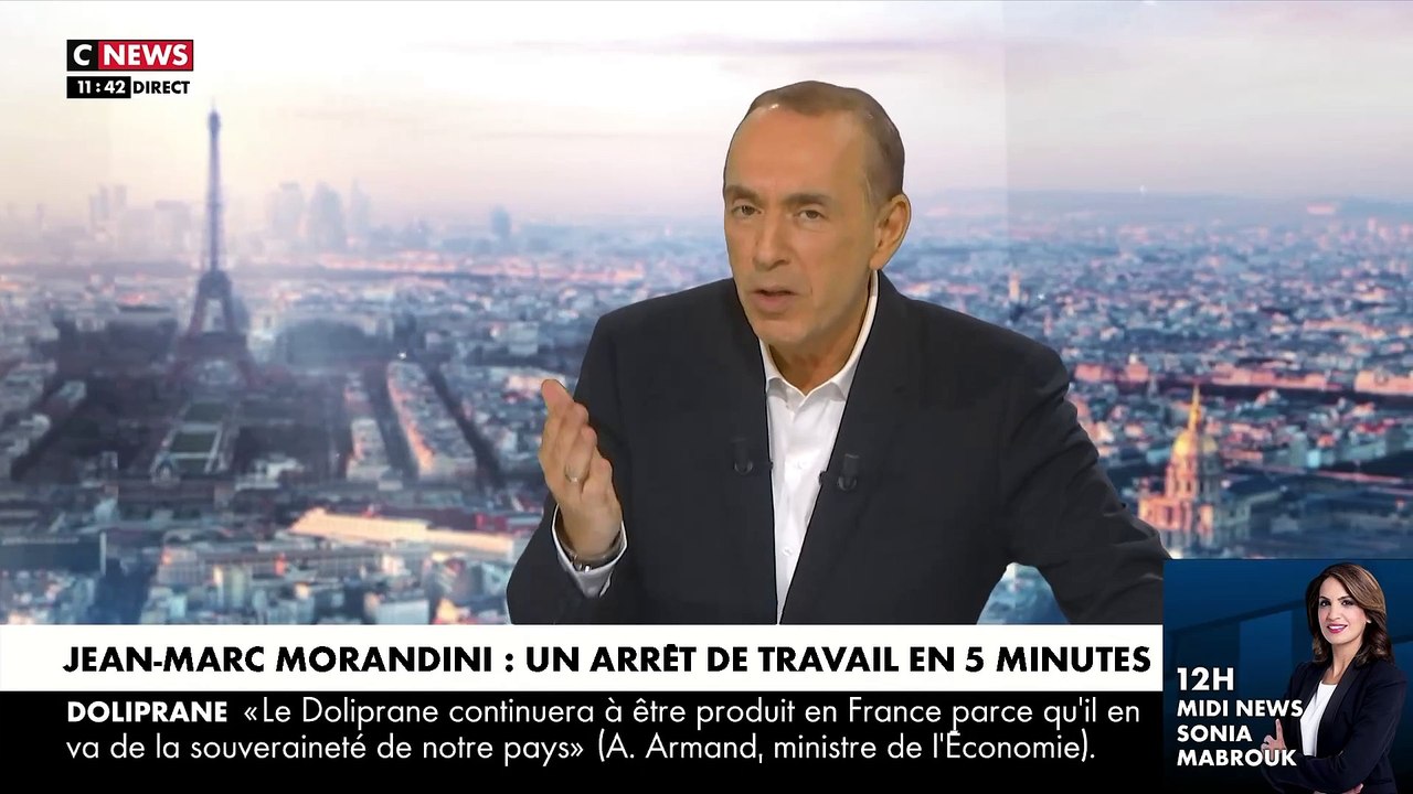 Jean-Marc Morandini se fait faire un arrêt maladie bidon de 7 jours sur Internet ce matin dans "Morandini Live" en 3 minutes et pour 19 euros: Regardez cette séquence incroyable - VIDEO