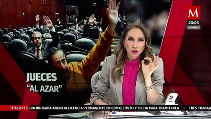 Senadores utilizan tómbola para decidir elección al Poder Judicial