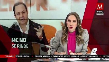 Movimiento Ciudadano anuncia acción de inconstitucionalidad contra reforma judicial