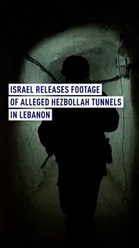 Israel shows off alleged Hezbollah tunnels in Lebanon