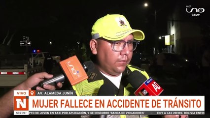 SCZ MUJER FALLECE EN ACCIDENTE DE TRANSITO