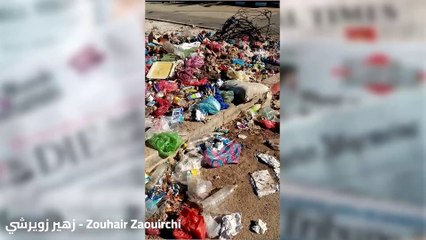 منطقة المرجة بفاس تعاني الأزبال و قلة النظافة