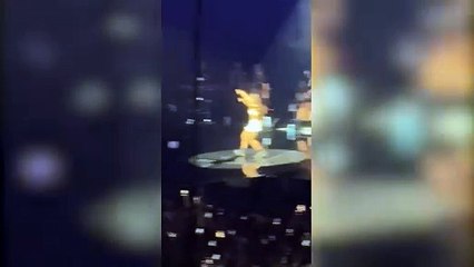 Olivia Rodrigo suffers a fall through a hole in Melbourne stage