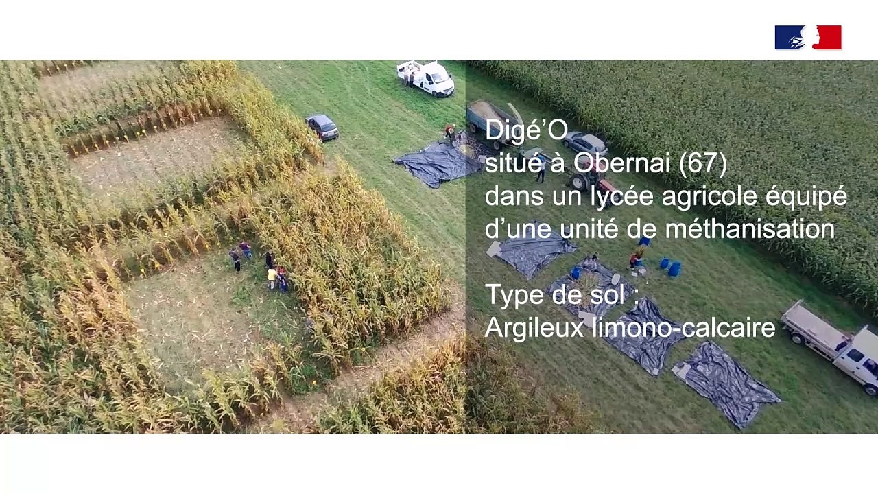 Projet METHABIOSOL « Digestats de méthanisation & biodiversité des sols » : les sites expérimentaux de longue durée