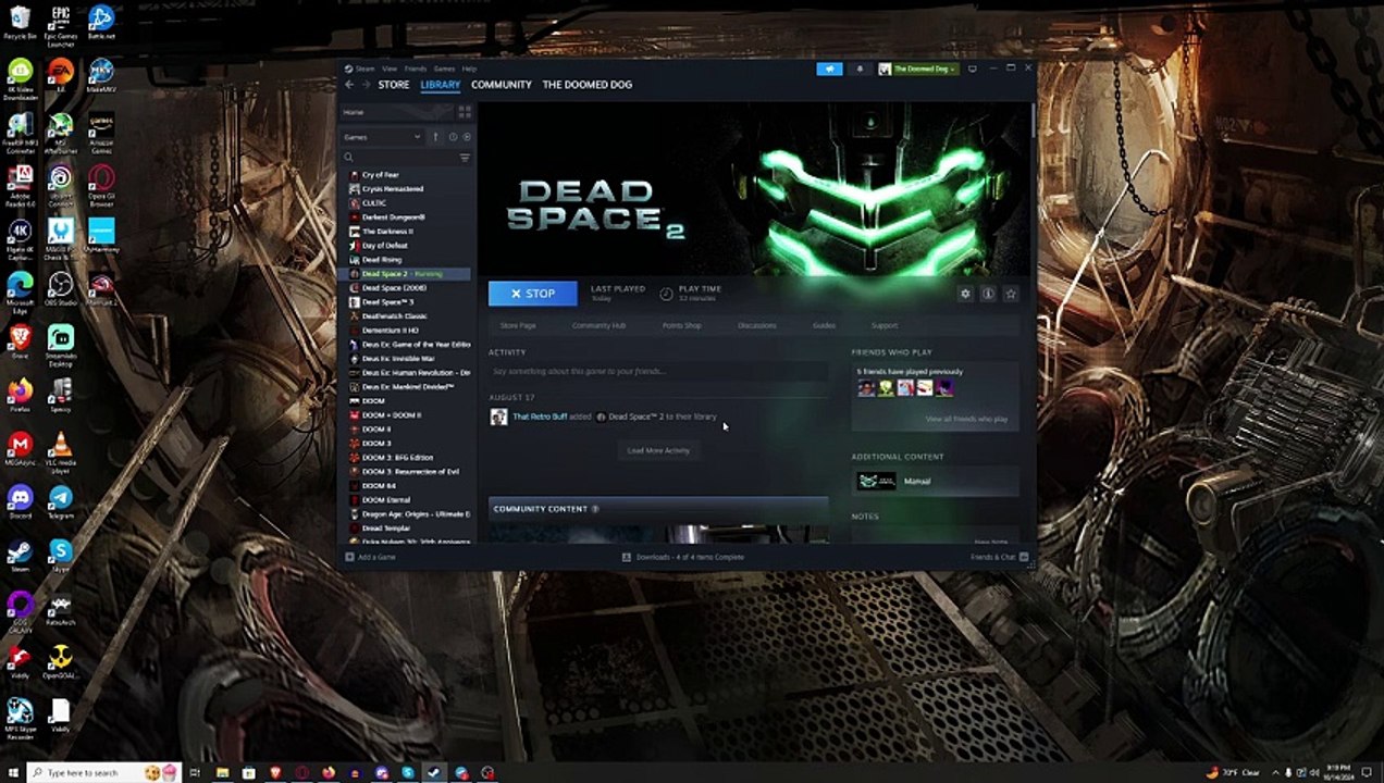 Let's Play Dead Space 2 pt 1