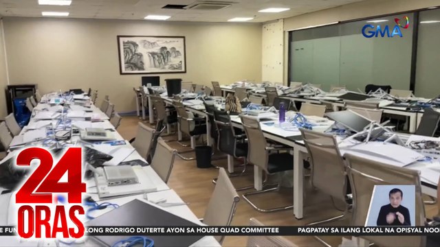 PAOCC - Nawawala na ang ilang ebidensiya sa loob ng gusaling pinangangasiwaan umano ni Lin Xunhan sa Laguna | 24 Oras
