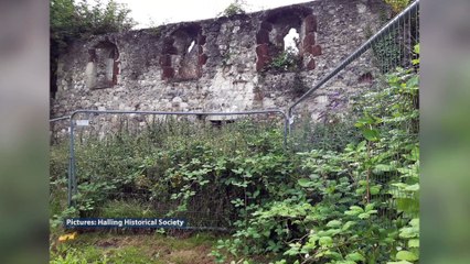 Three-year campaign to protect Halling Bishops Palace Wall