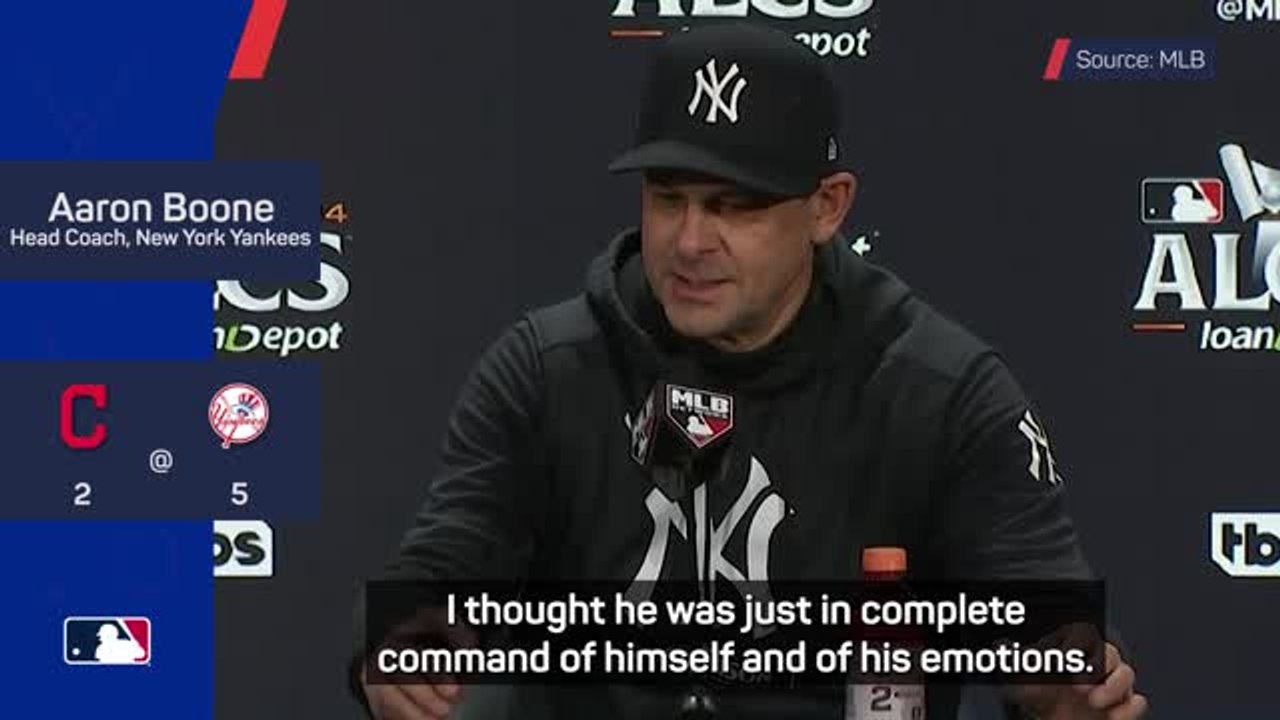 Boone hails Rodon's dominance in Yankees' Game 1 win