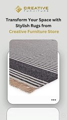 Transform Your Space with Stylish Rugs from Creative Furniture Store