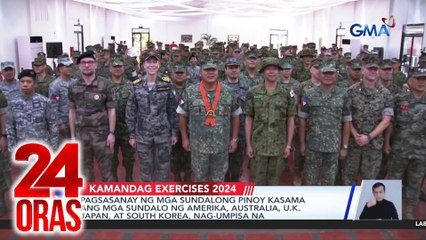 Pagsasanay ng mga sundalong Pinoy kasama ang mga sundalo ng Amerika, Australia, U.K. Japan, at South Korea, nag-umpisa na | 24 Oras