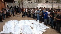 Funeral por los diez fallecidos en los últimos ataques israelíes en Gaza