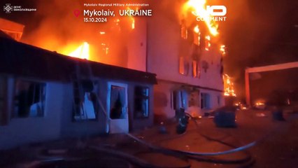 No Comment : frappe russe sur la ville ukrainienne de Mykolaïv