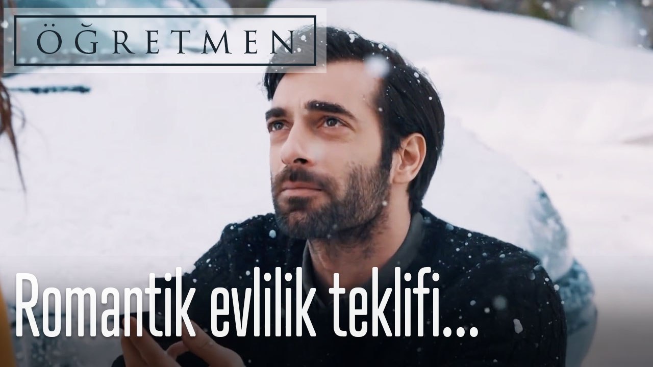 Romantik evlilik teklifi...