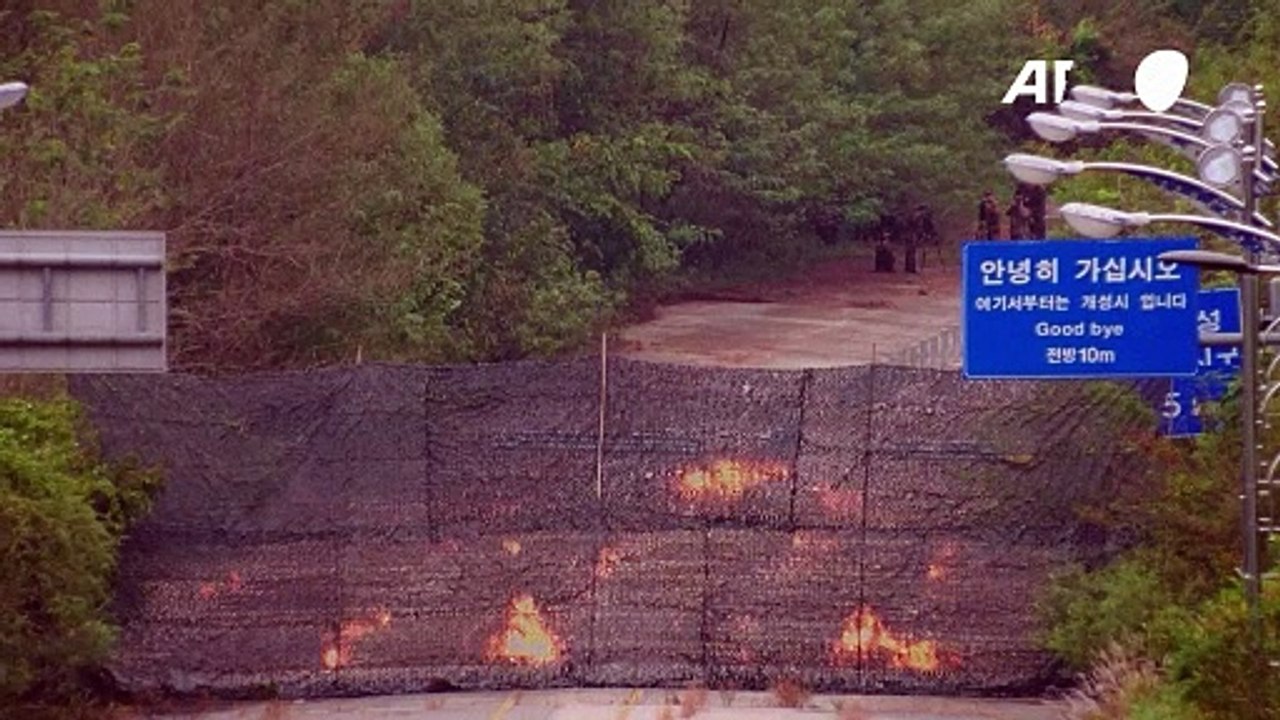 Nordkorea sprengt Verbindungsstraßen in den Süden