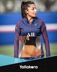 لاعبة كرة قدم تخيط جرحًا في ساقها بنفسها.. مفاجأة حول هويتها ⚽️