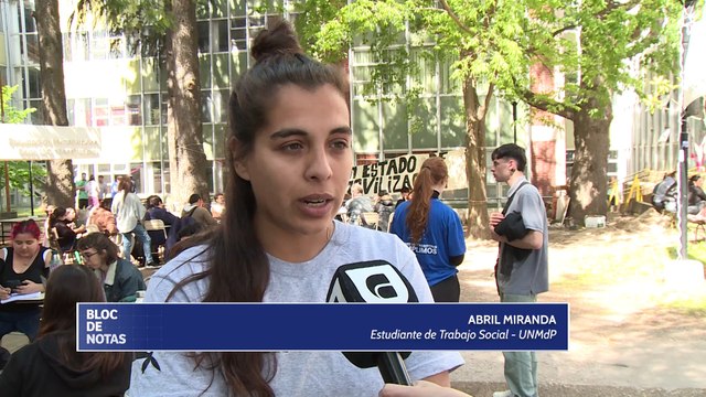 Toma de estudiantes en rechazo al veto de la Ley de Financiamiento Universitario