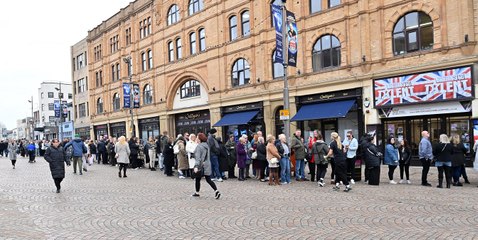Hundreds of people gather for Britain's Got Talent auditions in Blackpool
