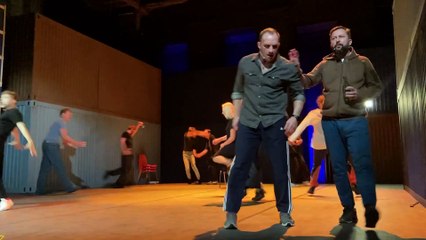 Spektakl "Querelle" - próba medialna w Teatrze Polskim w Poznaniu