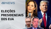 Campanhas de Trump e Kamala entram na reta final; Neitzke e Trindade analisam