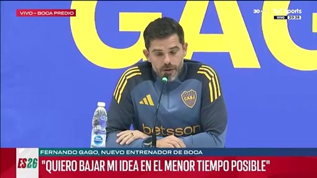Fernando Gago y lo que pretende para su Boca en la cancha