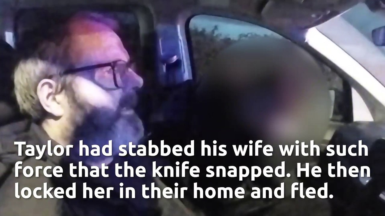 Chilling moment Derbyshire husband who tried to brutally murder his wife told officers "I'm not bothered" as he’s arrested