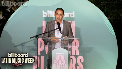 Jorge Mejia Accepts the Publishing Corporation Of The Year | Latin Music Power Players 2024