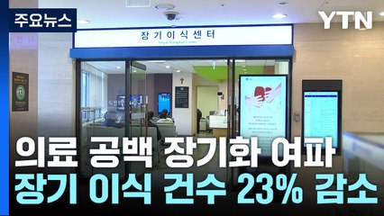 의료 공백에 외래 대기 2배 ↑...장기 이식 23% ↓ / YTN