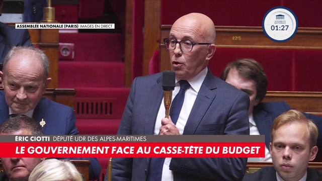 «Je me demande si vous n’êtes pas devenu le Premier ministre rêvé du Nouveau Front populaire» : Éric Ciotti charge Michel Barnier