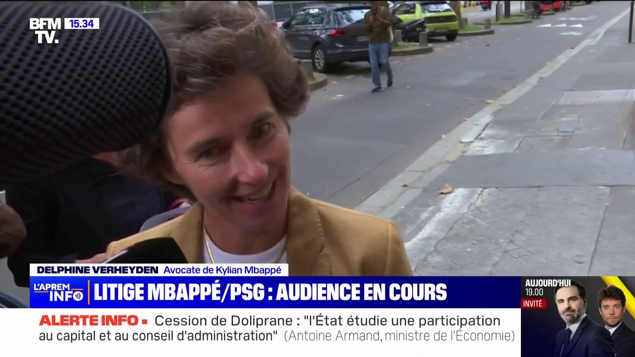 "Je suis ici pour la commission d'appel de la décision de la commission juridique": L'avocate de Kylian Mbappé esquive les questions sur les accusations de viol de la presse suédoise