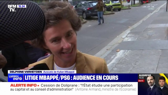 Je suis ici pour la commission d'appel de la décision de la commission juridique : L'avocate de Kylian Mbappé esquive les questions sur les accusations de viol de la presse suédoise