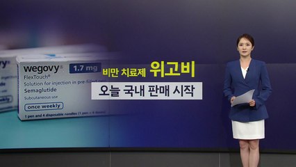 [뉴스나이트]비만 치료제 '위고비' 국내 판매 시작..."비만 환자에 한해 신중하게 사용해야" / YTN