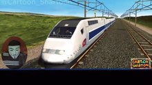 TGV POS TRAIN القطار السريع القطار السريع  #shorts #animation #knowledge #foryou #tech