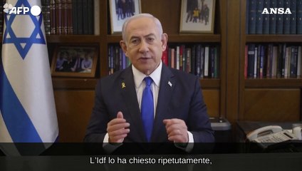 Netanyahu all'Onu: "Via Unifil dalle roccaforti di Hezbollah"