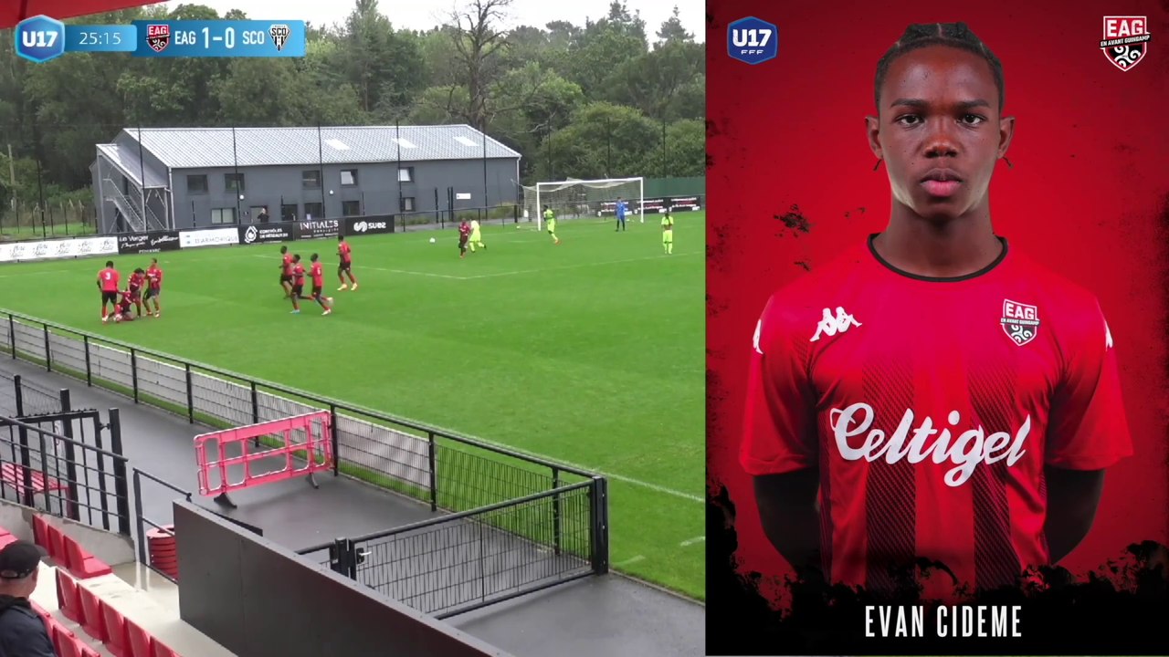 CIDEME vs ANGERS SCO . J3 - U17 Nat.