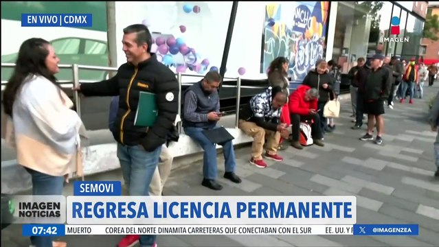 Licencia para conducir permanente regresa a la CDMX